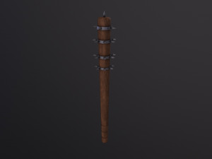 Spiked Club Model 3D