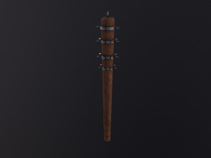 Spiked Club Model 3D