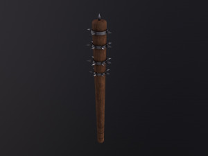 Spiked Club Model 3D