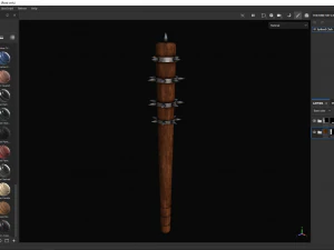 Spiked Club 3D Model