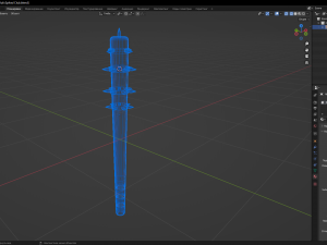 Spiked Club Model 3D