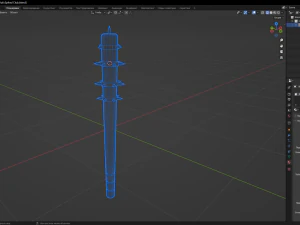 Spiked Club 3D Model
