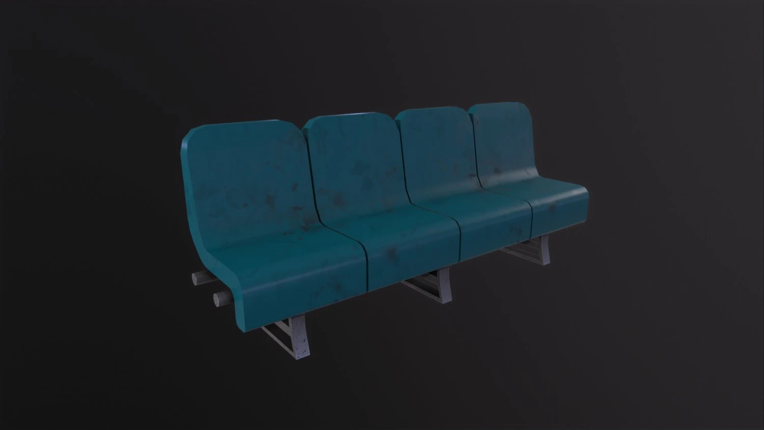 4 asientos Modelo 3D .c4d .max .obj .3ds .fbx .stl .blend 