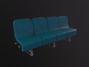 4 zitplaatsen 3D Model