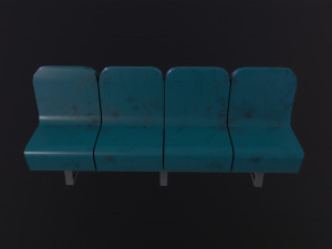 4 Seats Model 3D