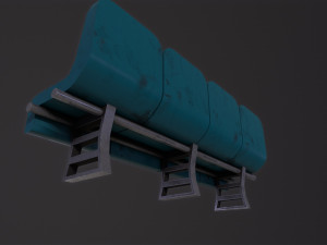 4 Seats Model 3D