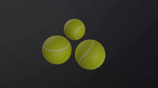 Tennis ball Modelo 3D .c4d .max .obj .3ds .fbx .stl .blend 