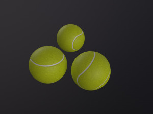 Tennis ball 3D Model