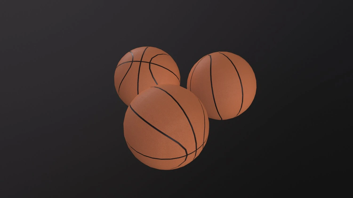 Basketball ball 3D Model .c4d .max .obj .3ds .fbx .stl .blend