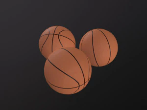 बॉस्केटबॉल बॉल 3D मॉडल