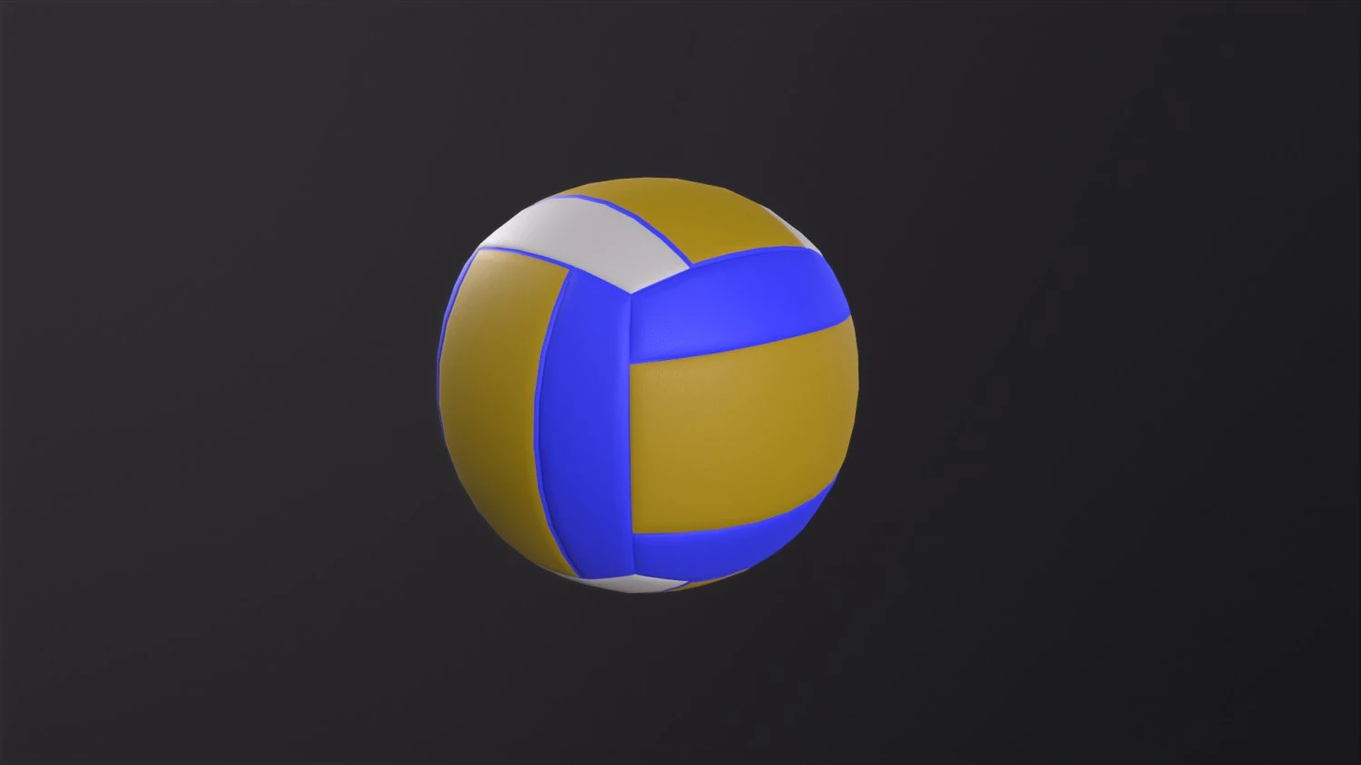 Volleyball 3D Model .c4d .max .obj .3ds .fbx .stl .blend 