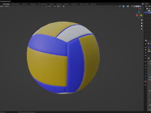 Volleyball 3D Model
