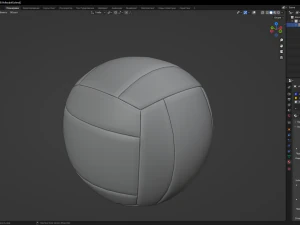 Volleyball 3D Model