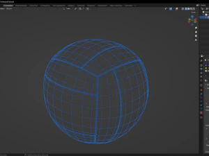 Volleyball 3D Model