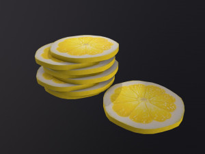 Lemon slice 3D Model