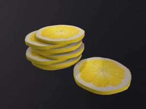 Скибочка лимона 3D Модель