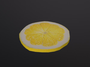 Lemon slice Modelo 3D