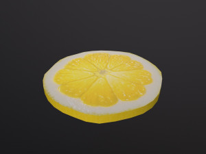 Lemon slice Modelo 3D