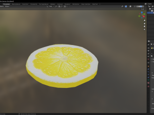 Lemon slice Modelo 3D