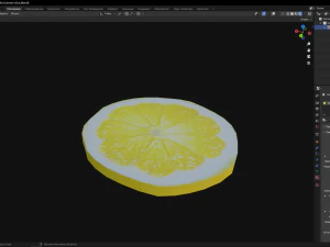 Lemon slice 3D Model