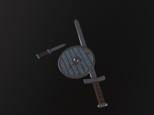Viking Weapons Modello 3D