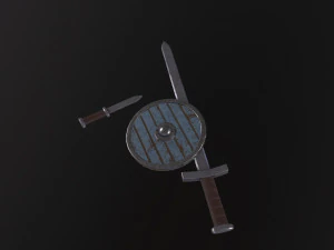 Armas Vikings Modelo 3D