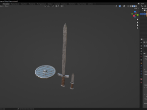 Viking Weapons Modello 3D
