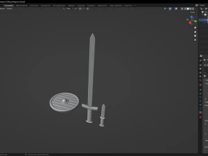 Armas Vikings Modelo 3D