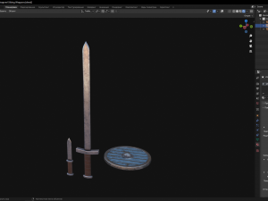 Viking Weapons Modello 3D