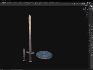 Armas Vikings Modelo 3D