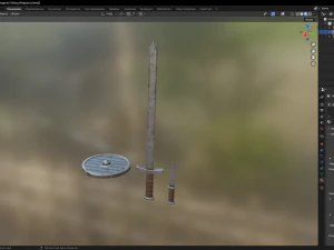 Armas Vikings Modelo 3D
