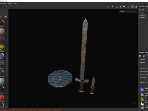 Armas Vikings Modelo 3D