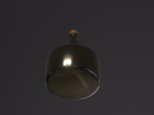 Rum Bottle Modèle 3D