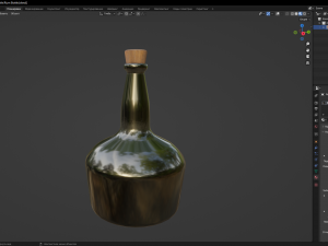 Rum Bottle Modèle 3D