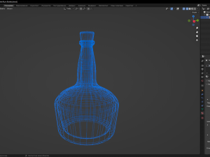 Rum Bottle Modèle 3D