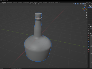 Rum Bottle Modèle 3D