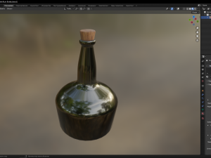 Rum Bottle Modèle 3D