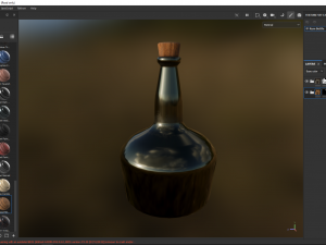 Rum Bottle Modèle 3D