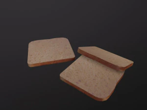 Toast Model 3D