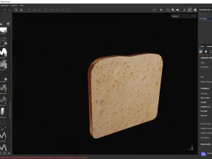 Toast Model 3D