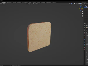 Toast Model 3D