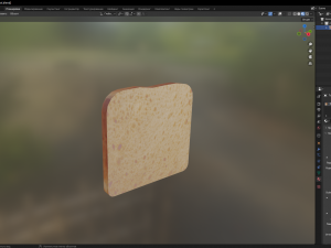 Toast 3D Model