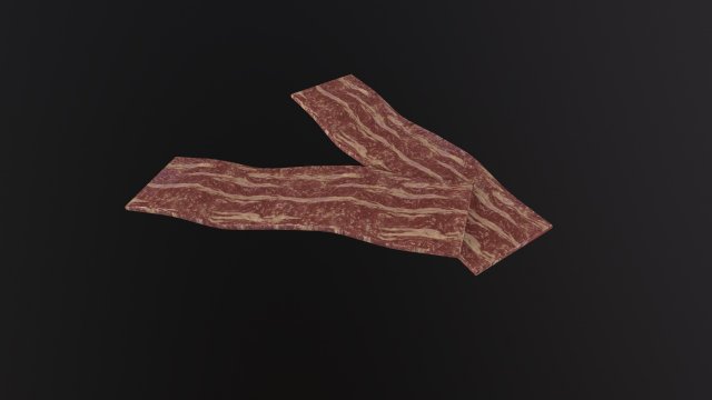 Bacon 3D 모델 .c4d .max .obj .3ds .fbx .stl .blend 