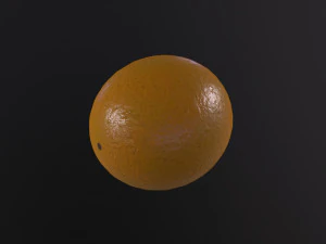 橙子 3D 模型