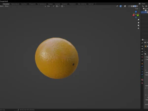 橙子 3D 模型