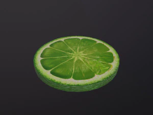 ライムのスライス 3Dモデル