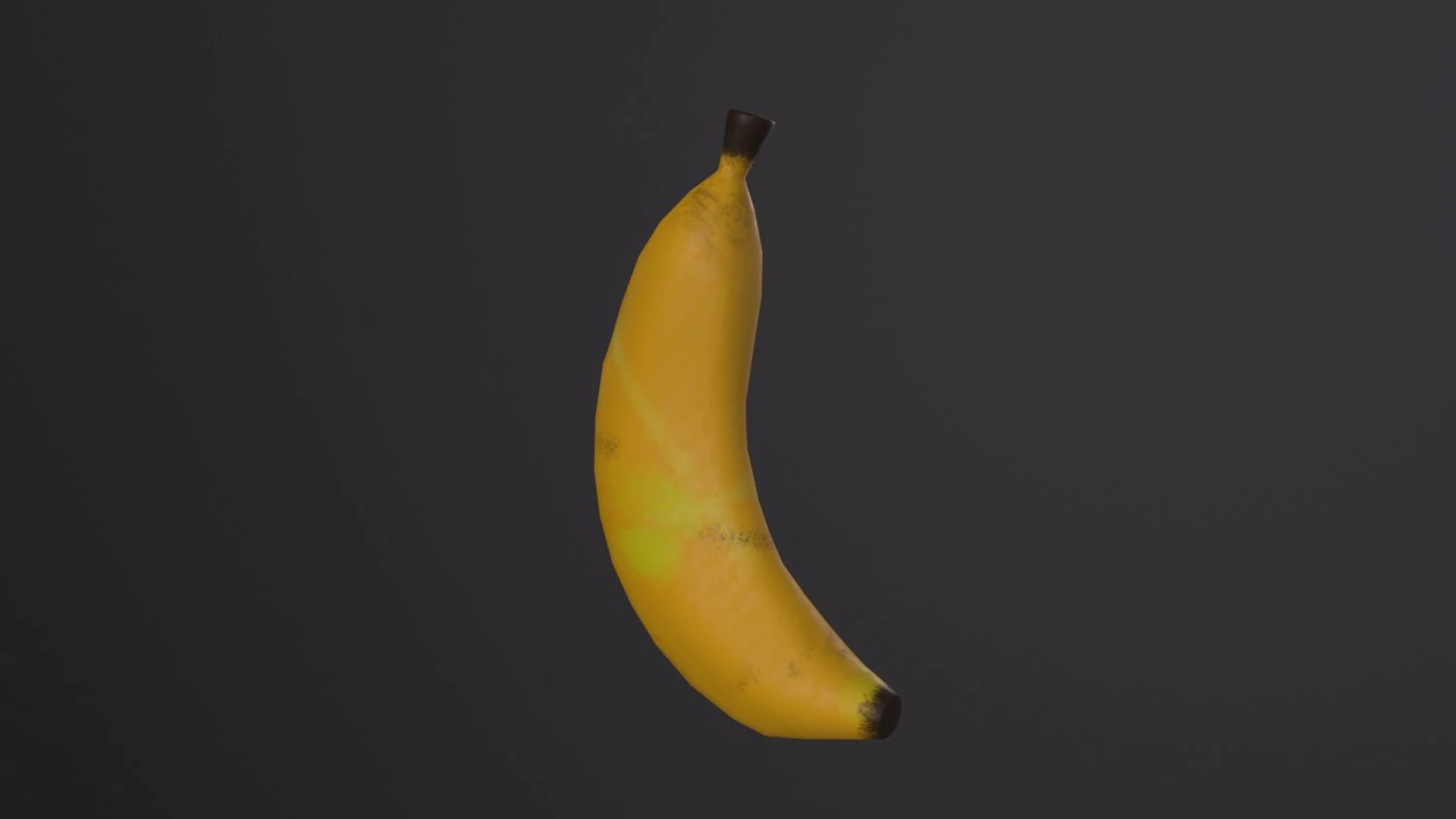 Banana 3D Model .c4d .max .obj .3ds .fbx .stl .blend 