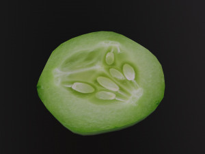 Slice of Cucumber Modèle 3D