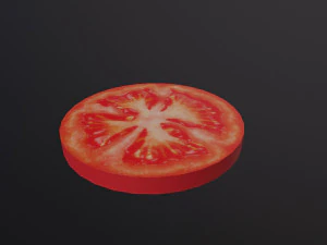 Кусочек помидора 3D Модель