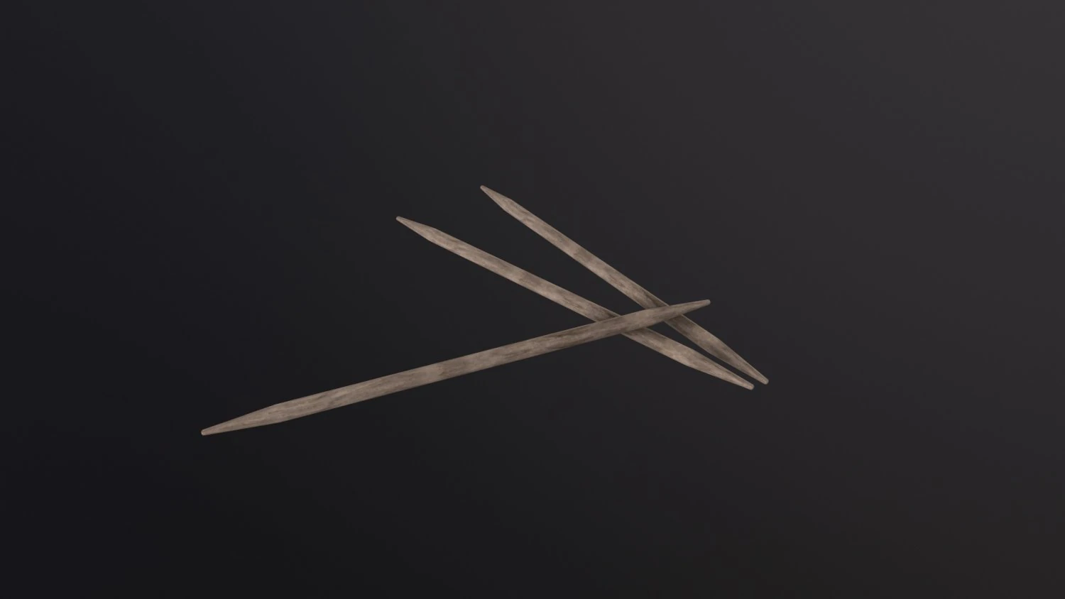 Toothpick 3D Model .c4d .max .obj .3ds .fbx .stl .blend 